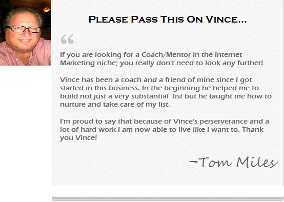 Tom Miles Testimonial